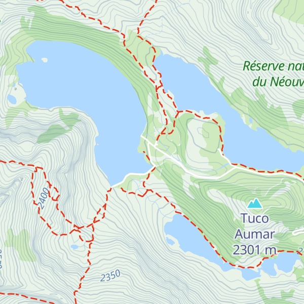 Map of Refuge du Lac d'Aubert - Néouvielle
