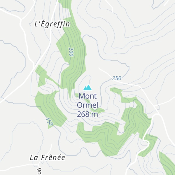 Map of Mont Ormel