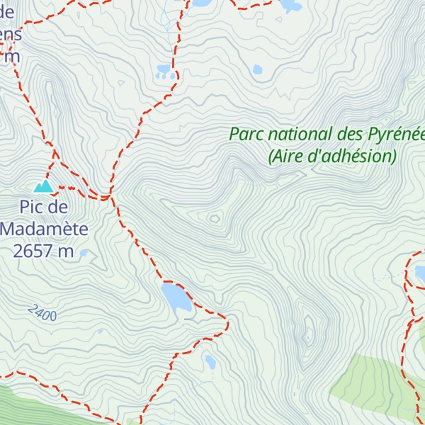 Map of Pic d'Estibère