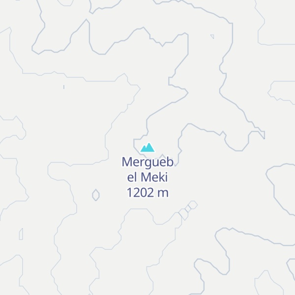 Map of Mergueb el Meki