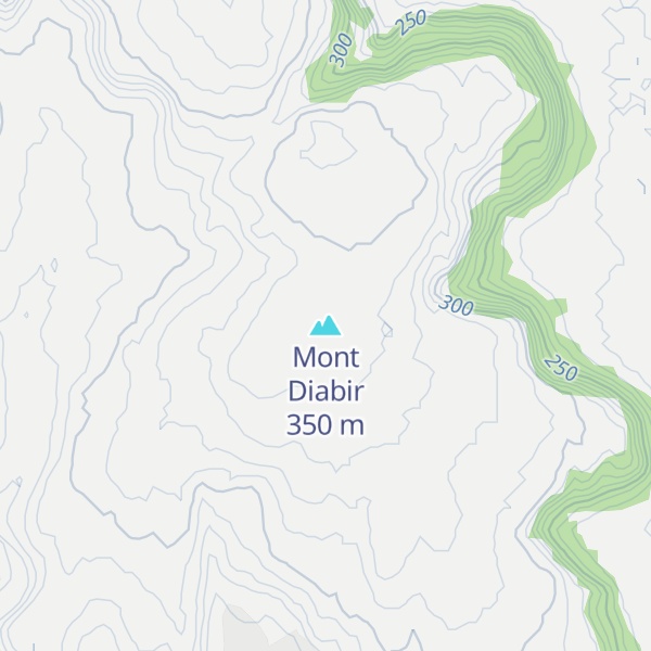 Map of Mont Diabir