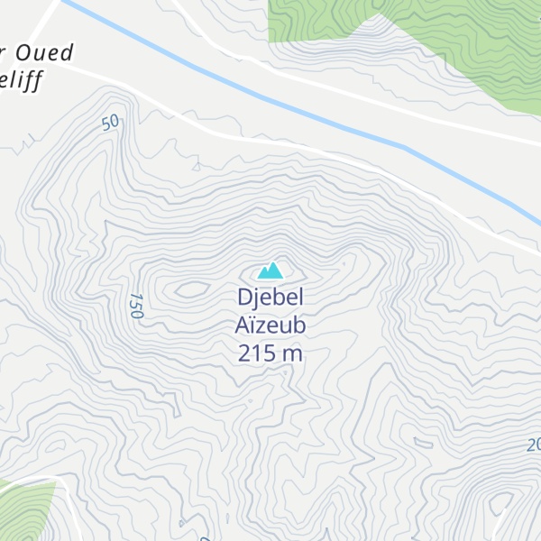 Map of Djebel Aïzeub