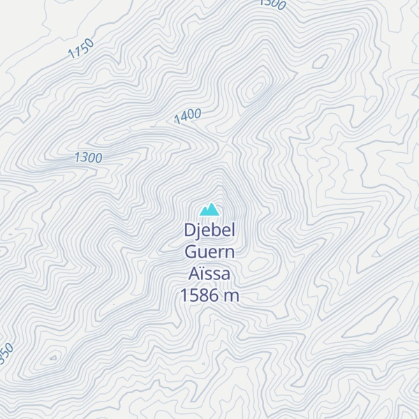 Map of Djebel Guern Aïssa