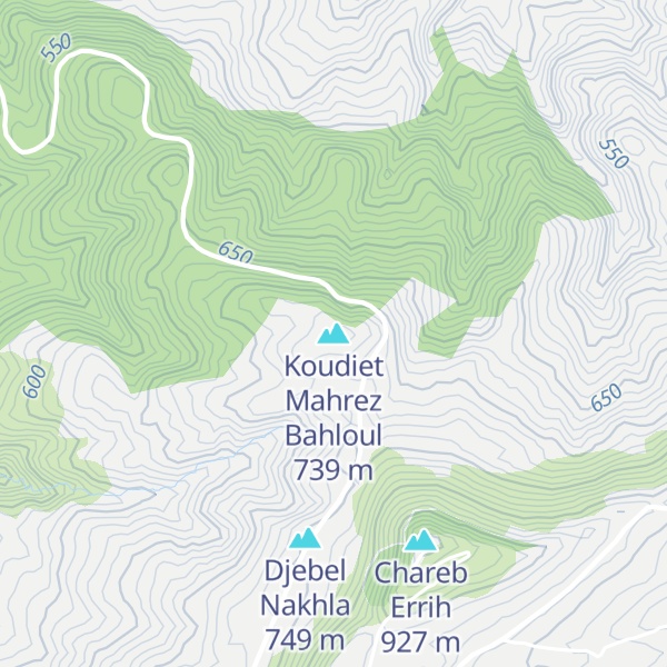 Map of Koudiet Mahrez Bahloul