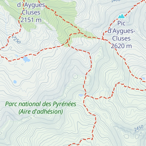 Map of Pic de Gourget