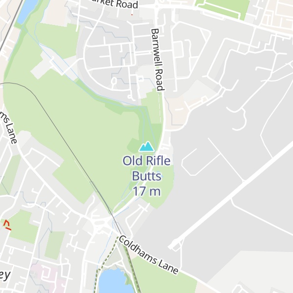 Map of Old Rifle Butts