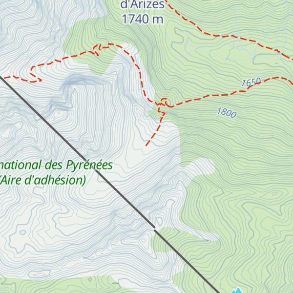 Map of Cabane de Sencours