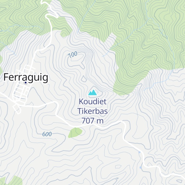 Map of Koudiet Tikerbas