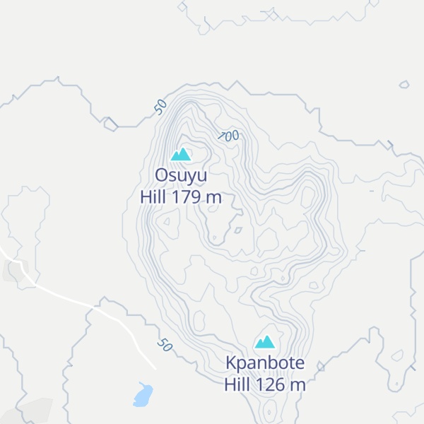 Map of Mount Alaska