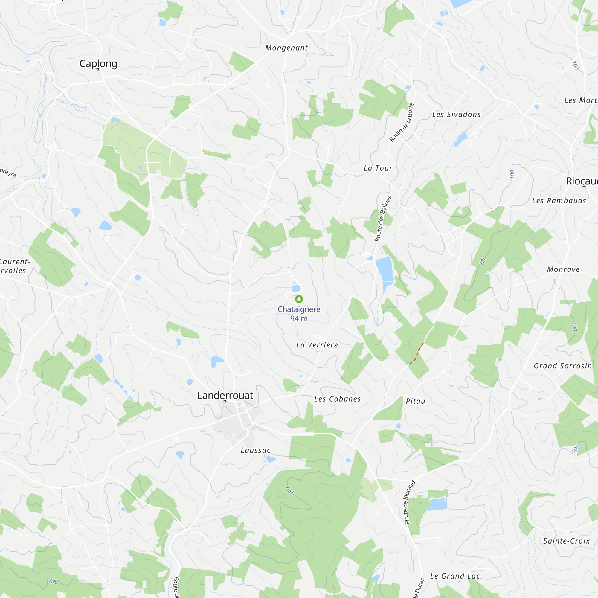 Chataignere map
