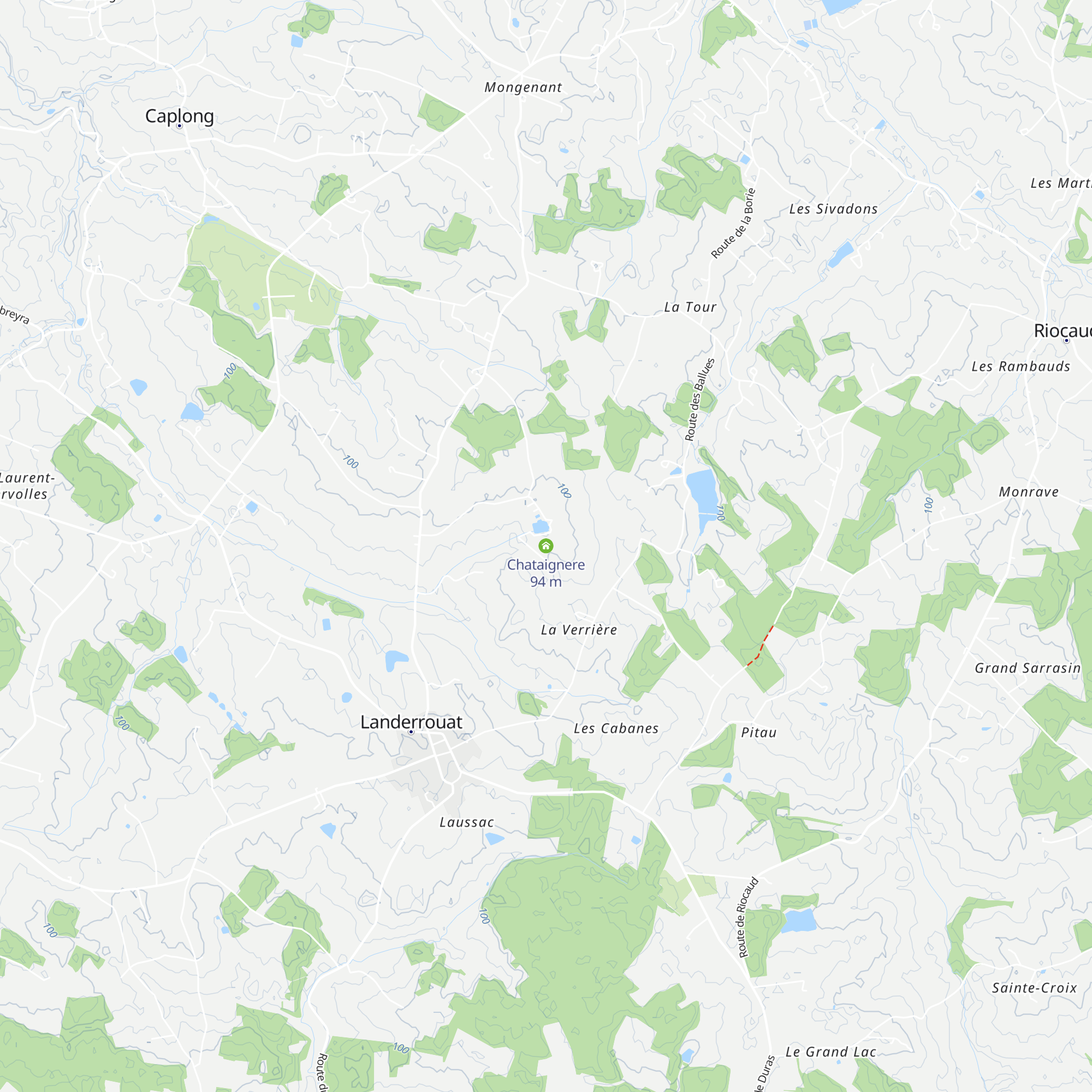 Chataignere map