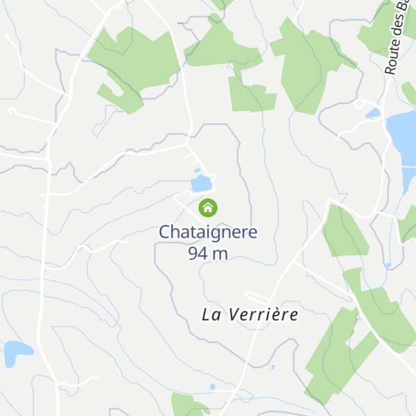 Map of Chataignere