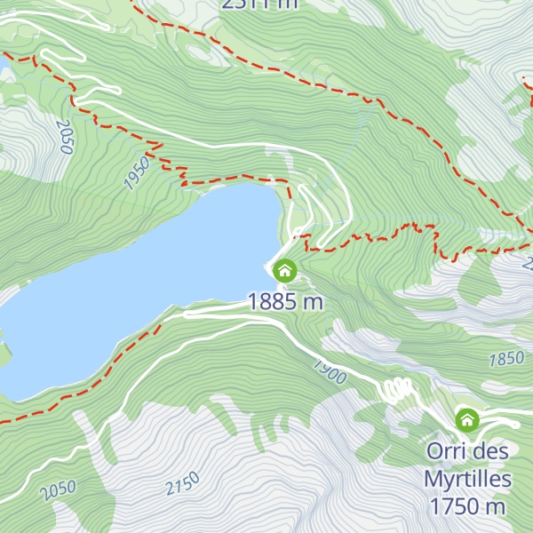 Map of Refuge d'Orédon