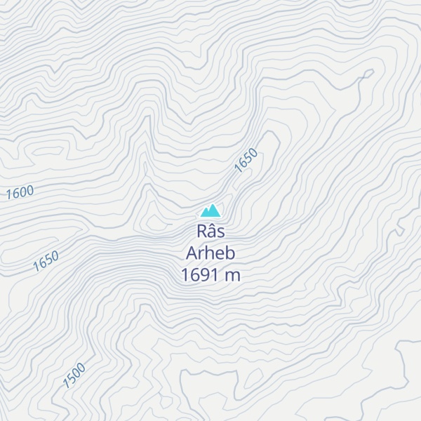 Map of Râs Arheb