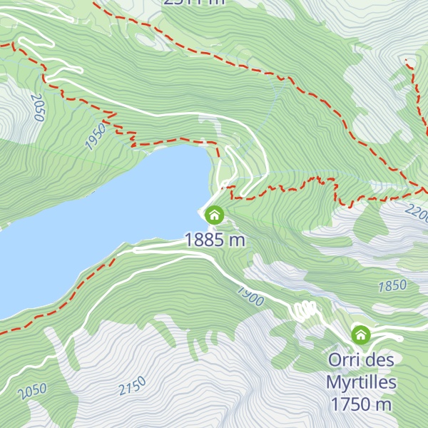 Map of Chalet - Hôtel Orédon