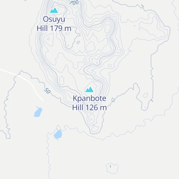 Map of Kpanbote Hill