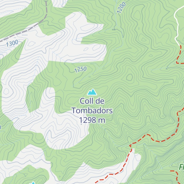 Map of Coll de Tombadors