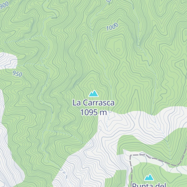 Map of La Carrasca