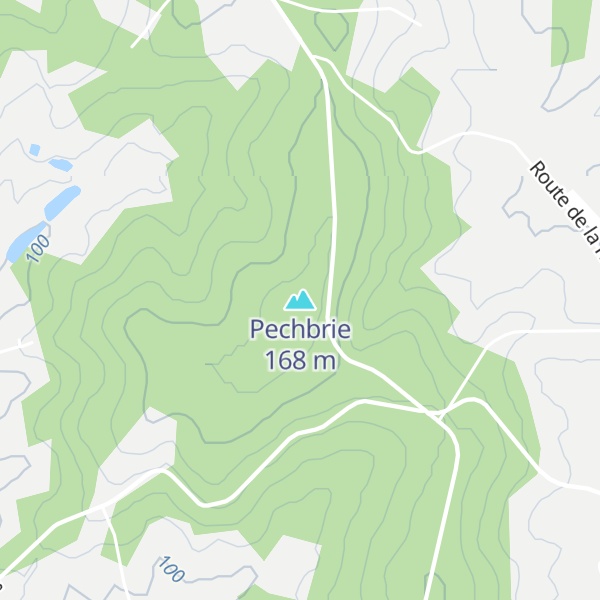 Map of Pechbrie