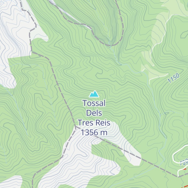Map of Tossal Dels Tres Reis