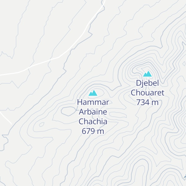 Map of Hammar Arbaïne Chachia