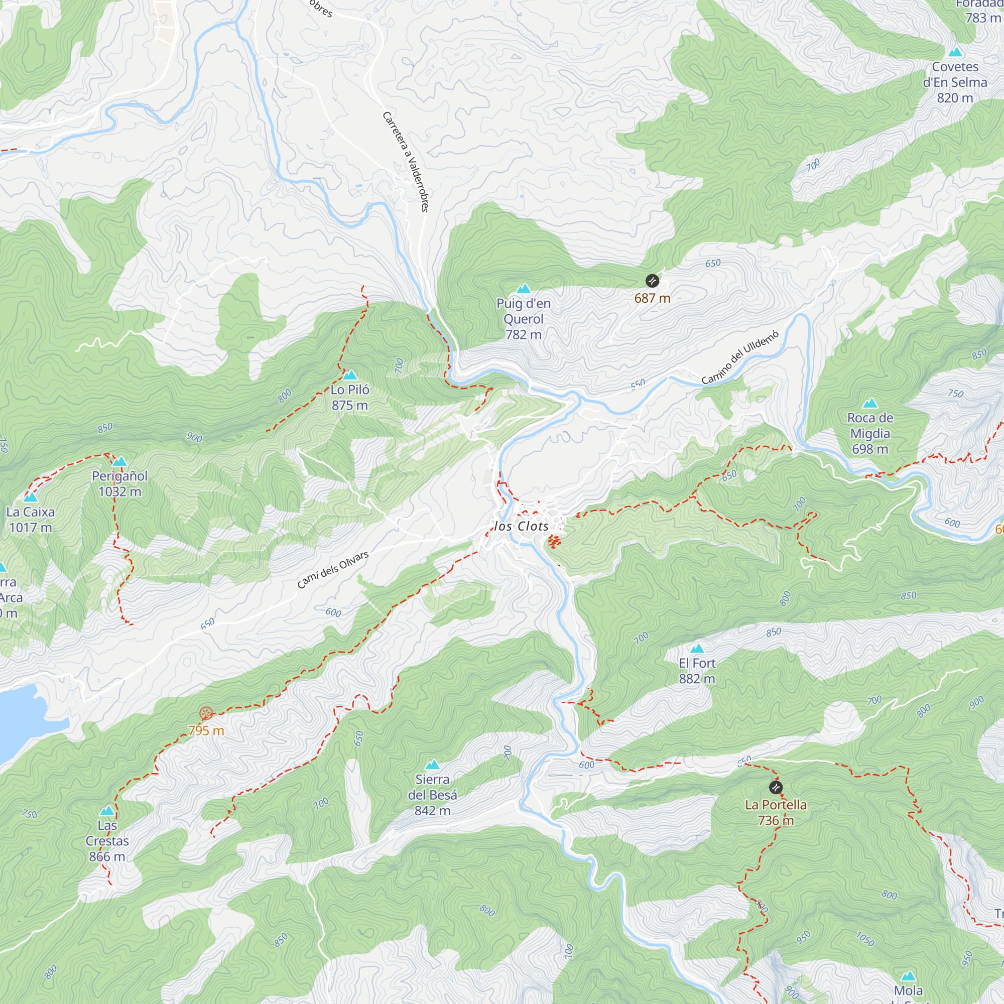 Oficina de Información Turística de Beceite map