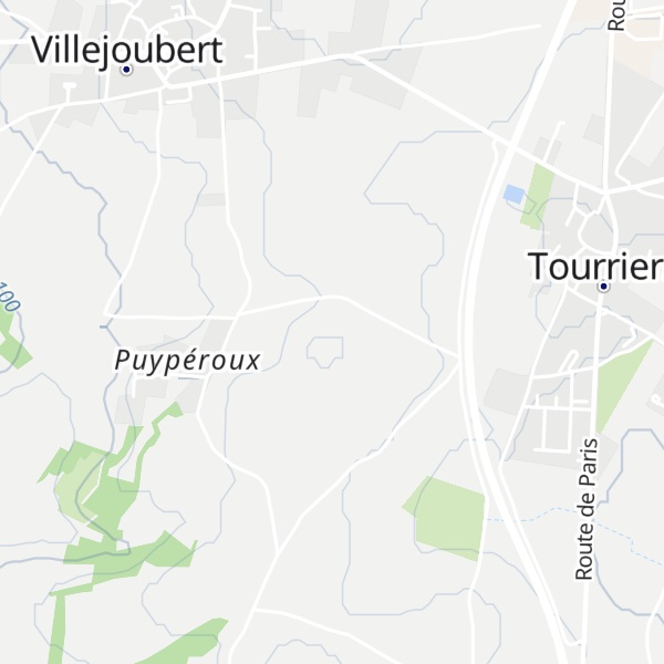 Map of Puychauveau