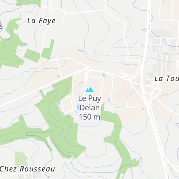Map of Le Puy Delan