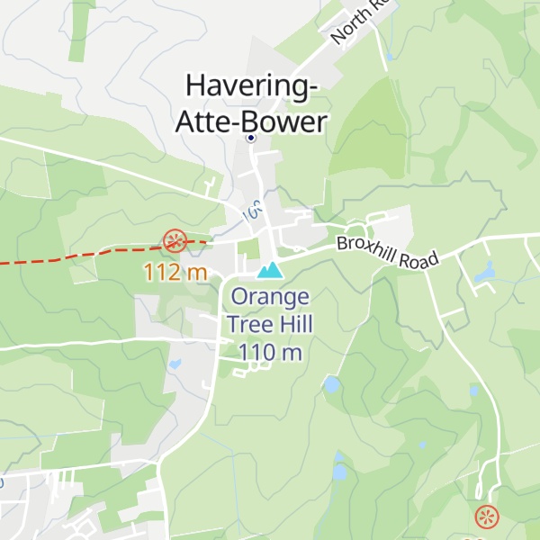 Map of Orange Tree Hill