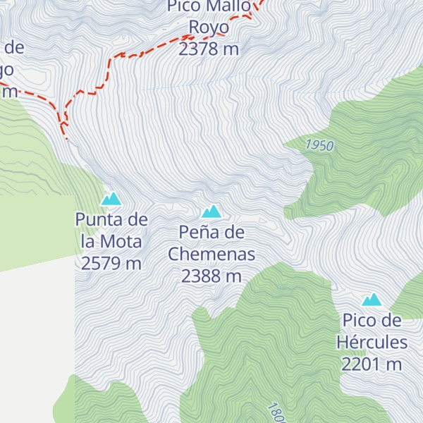 Map of Peña de Chemenas