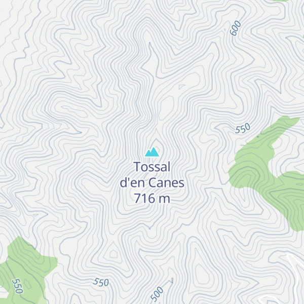 Map of Tossal d'en Canes