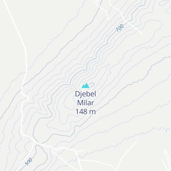 Map of Djebel Milar