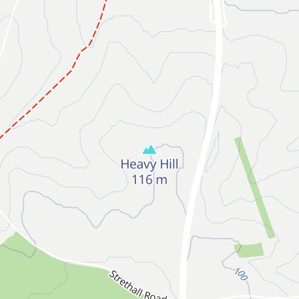 Map of Heavy Hill