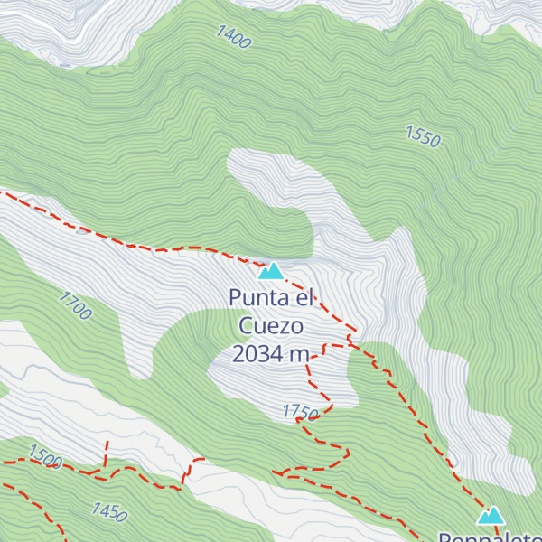 Map of Punta el Cuezo
