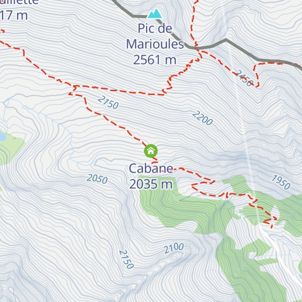 Map of Cabane