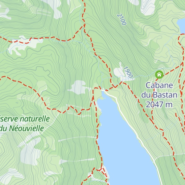 Map of Cabane de l'Oule