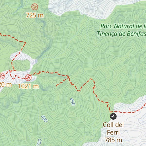 Map of Tossal del Portell