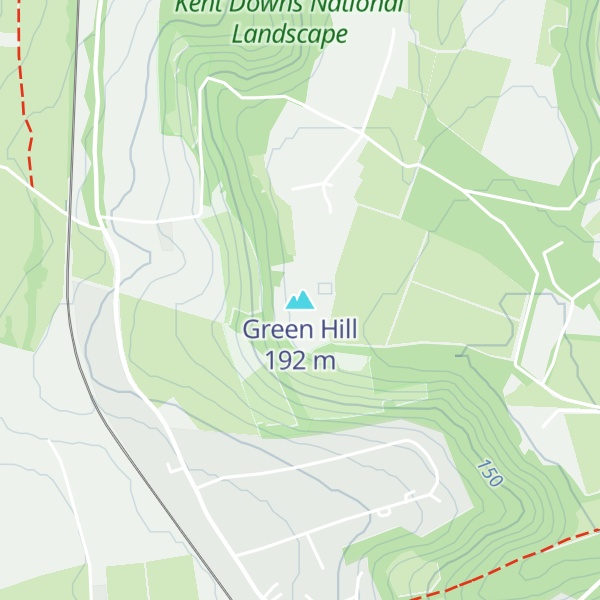 Map of Green Hill