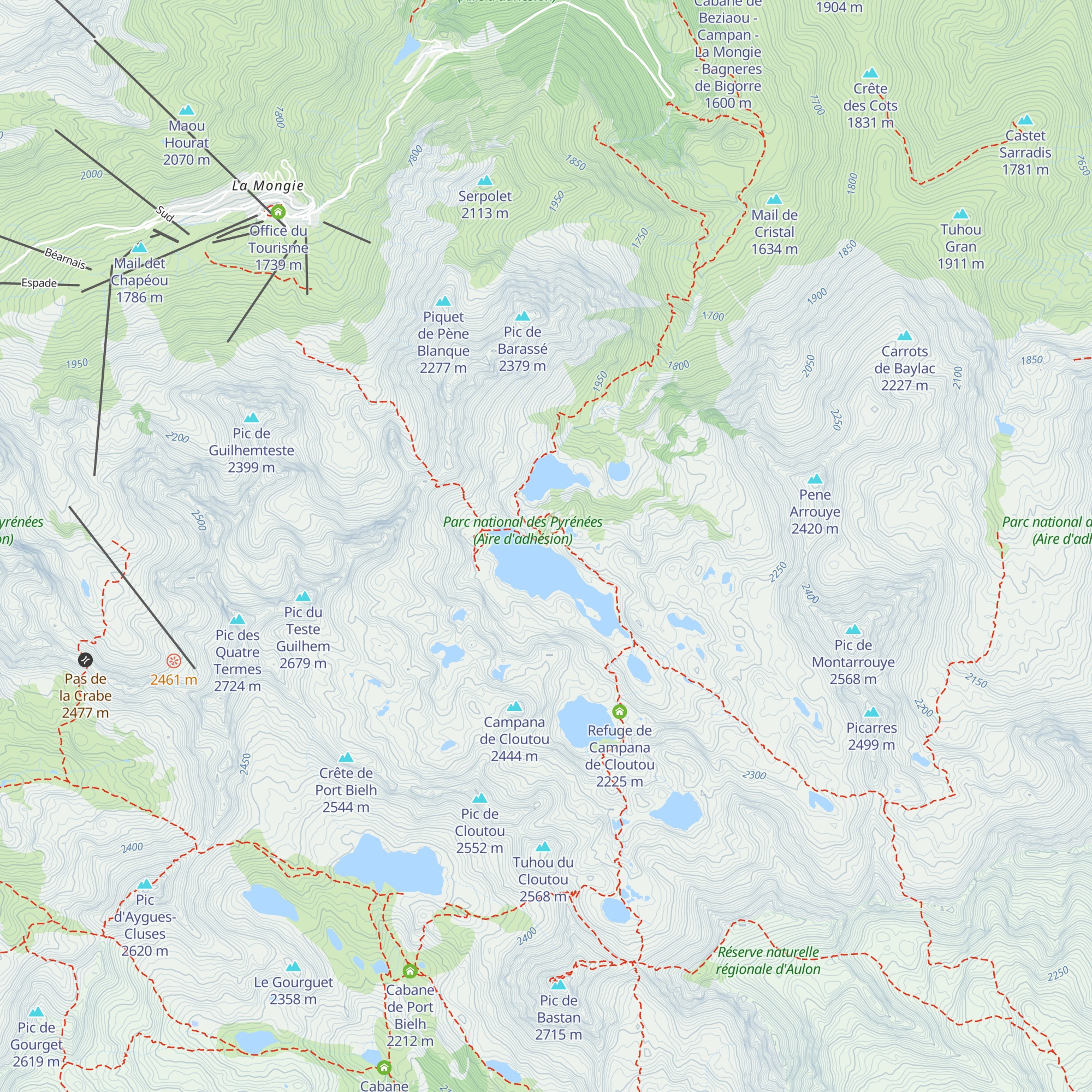 Cabane de Greziolles map
