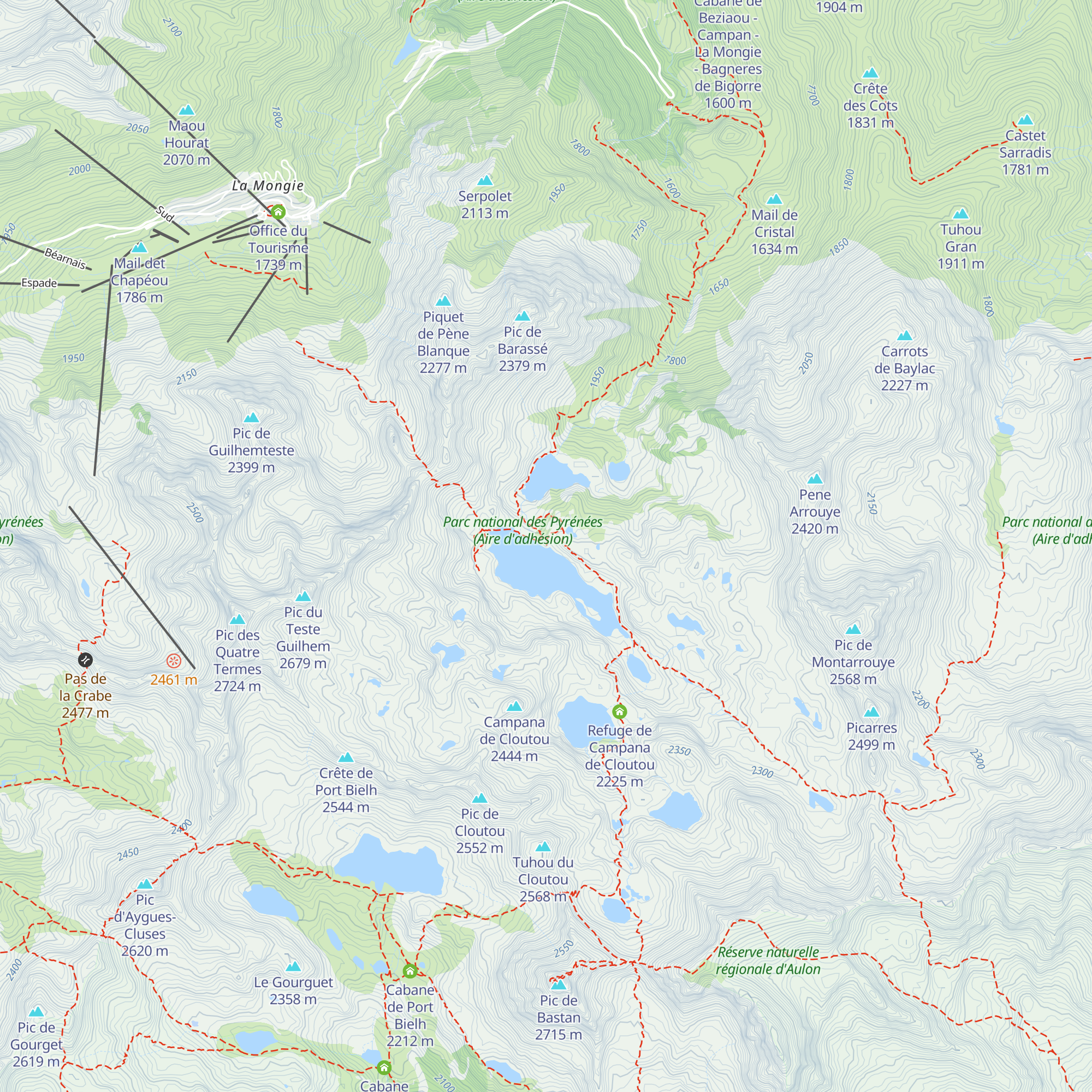 Cabane de Greziolles map