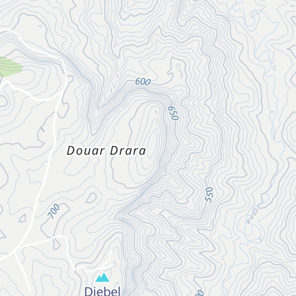 Map of Djebel Mezaouro