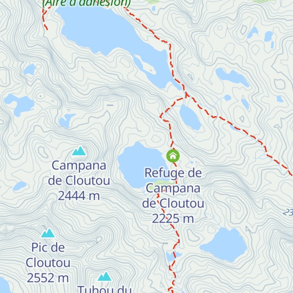 Map of Cabane de Campana