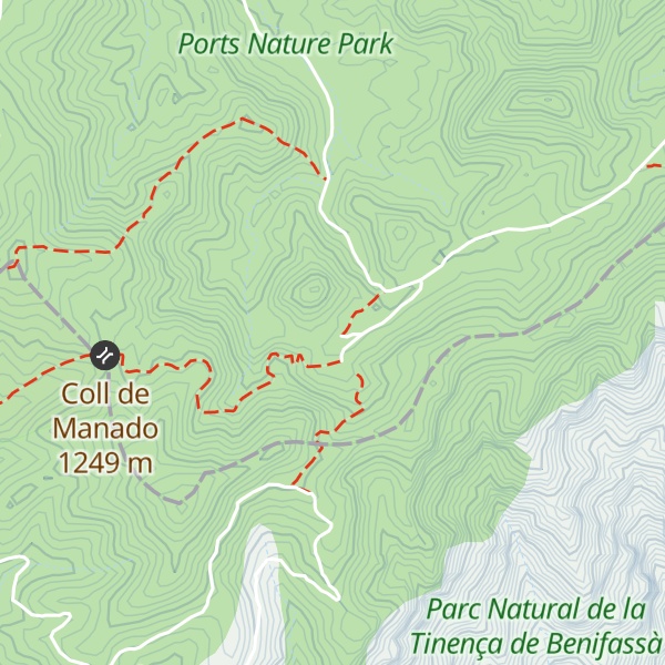 Map of Refugi de Font Ferrera