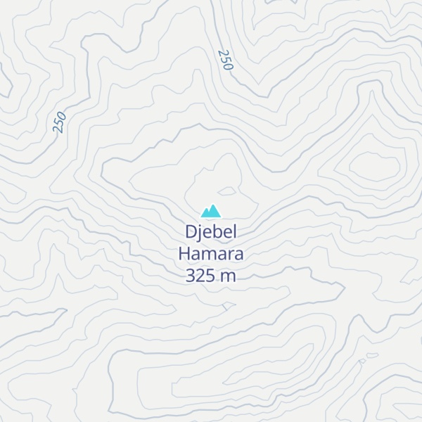 Map of Djebel Hamara