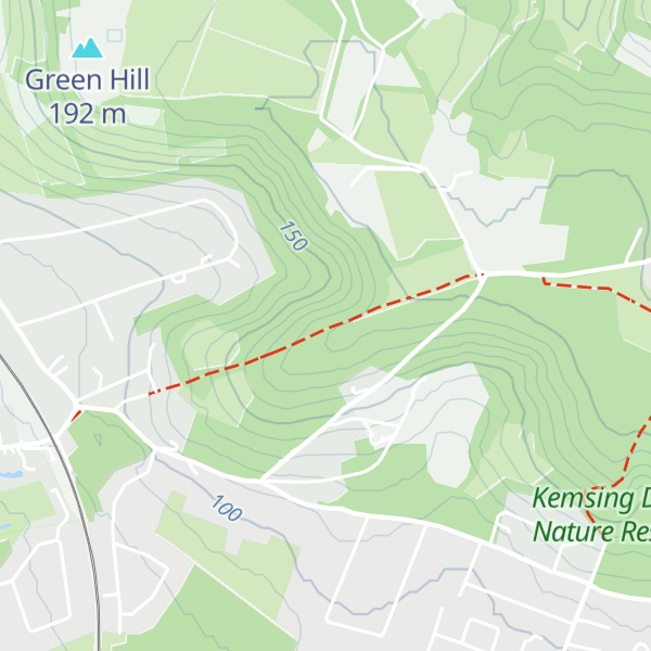Map of Otford Mount