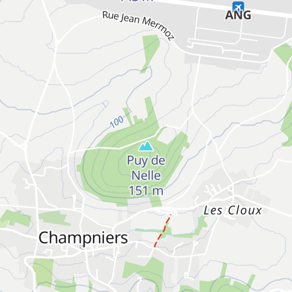 Map of Puy de Nelle