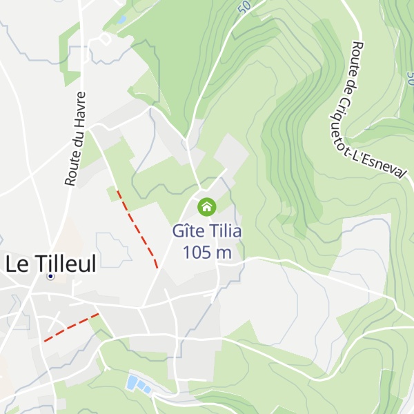 Map of Gîte Tilia