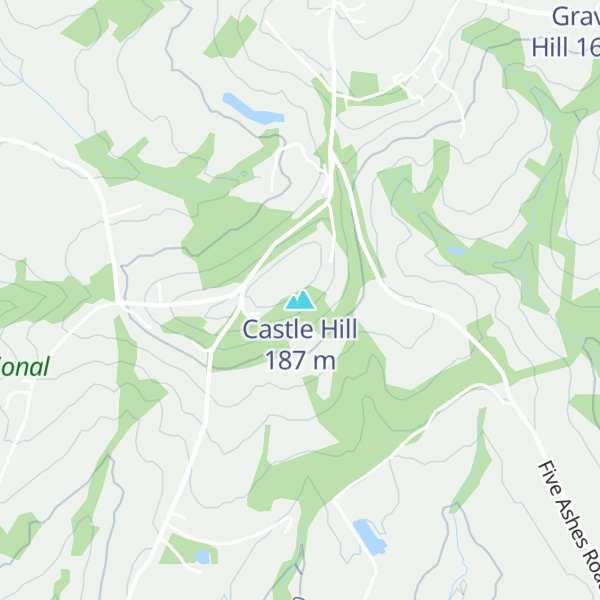 Map of Castle Hill