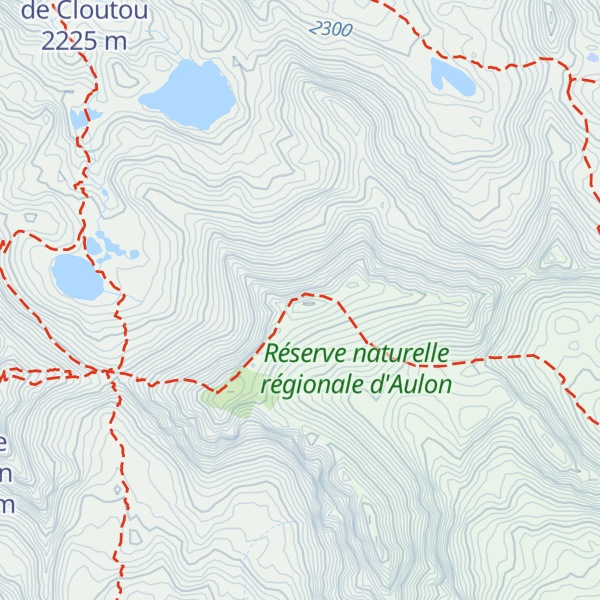 Map of Pic de Prada