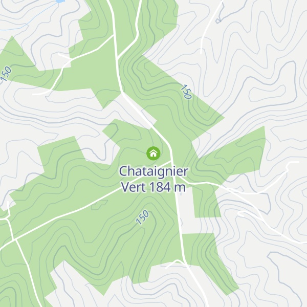 Map of Chataignier Vert